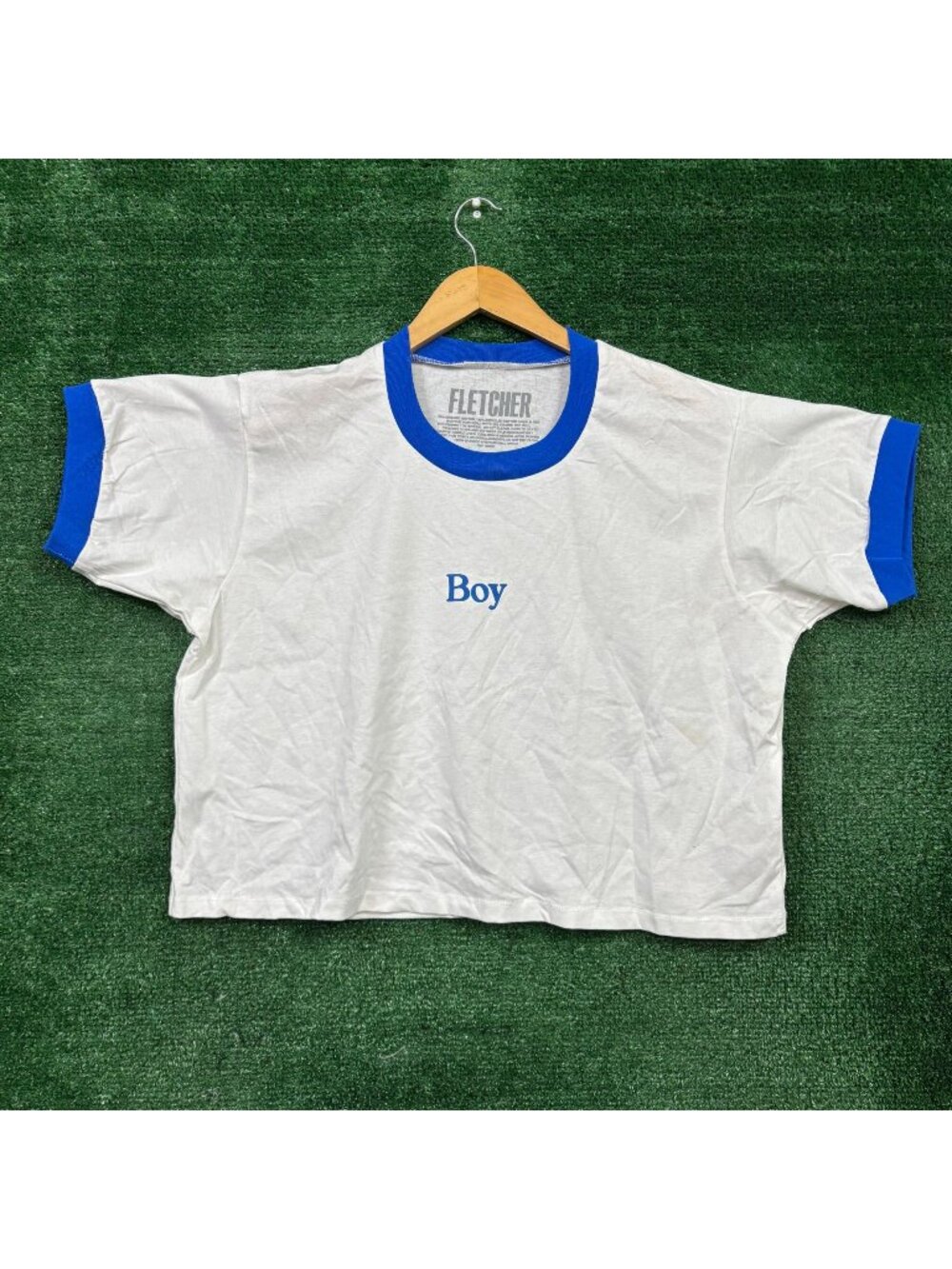 Fletcher Boy Would You Still Love Me If You Really Knew Me Crop Top Size XXL